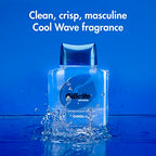 Gillette Series Cool Wave After Shave Lotion for Men, 3.3 fl oz
