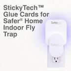 Safer Brand Home SH512 Indoor Plug-in Fly Trap Refill Pack of 12 Glue Cards for SH502 Indoor Fly Trap