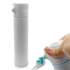SqueezMe EasyPump Toothpaste Dispenser System - No-Mess Toothpaste Dispenser for Kids, Adults, Families - Hygienic Design & Easy One-Hand Use - Organizers & Accessories for Bathroom - Universal Fit