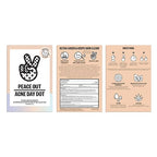 PEACE OUT Skincare Acne Day Dot Jumbo, 6-hour Fast Acting Sheer Hydrocolloid Pimple Patches with Salicylic Acid, Ultra-Thin, Virtually Invisible, Quickly Clear Breakouts, Blemishes and Zits, 40 dots