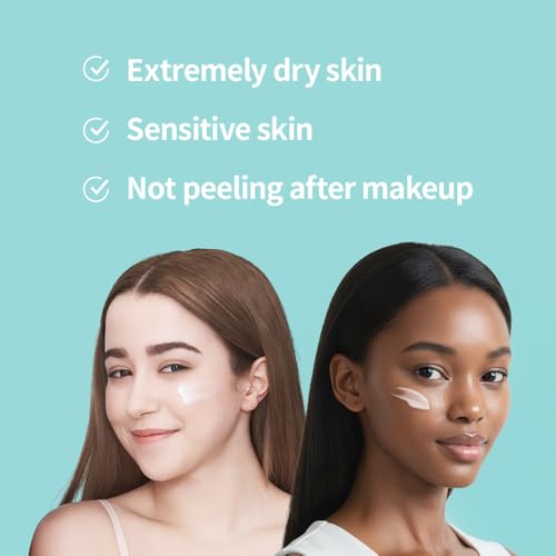 Peptide Moisturizer Cream For Face, Dry Sensitive Skin Protection Barrier Cream For Aging Skin, Anti Aging, Hydrating, Peptide, Ceramide, Panthenol (1.69 FL.OZ)