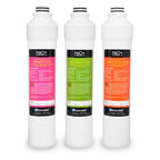 Brondell H2O+ Coral UC300 Three-Stage Undercounter Water Filtration System (UF-35 Replacement Filters)