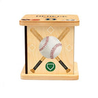 Wooden Piggy Bank for Kids and Adults, Personalized Gift Handmade in USA by BloomOwl, Custom Piggy Bank, Personalized Banks for Kids, Gifts for Baby Boys and Girls (Sports)