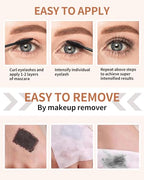 Mascara for Older Women 60 Plus, Black+Brown Mascara Volume and Length for Mature Women with Thinning Lashes, Prime Mascara Waterproof Long Lasting Volumizing,Hypoallergenic Mascara for Sensitive Eyes