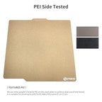 3D Printer Platform 257 x 257mm for Bambulab X1 X1C P1P P1S: Powder PEI - Texture PEO Build Plate for 3D Printing Project Removable and Flexible Spring Steel Sheet BCZAMD