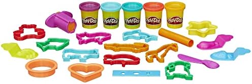 Play-Doh Fun Tub Set, 19 Accessories & Reusable Storage Container, Preschool Toys, Kids Arts & Crafts, Back to School Gifts, Ages 3+ (Amazon Exclusive)