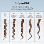 BaBylissPRO Nano Titanium Professional Curling Iron with Extended Barrel Perfect for Longer Hair