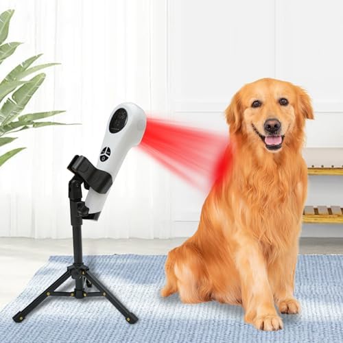 Cold Laser Therapy Device for Dogs - Pet Laser Therapy with Dual Wavelength(808nm+650nm, Red Light Therapy for Dogs for Pain Relief Arthritis, Spinal, Promote Blood Circulation