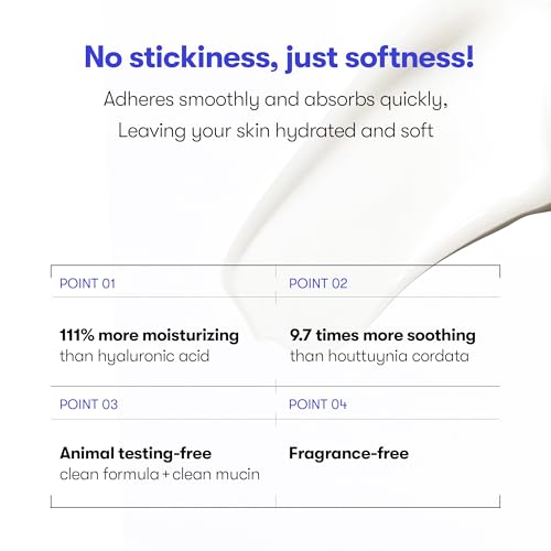 VT COSMETICS Glucamune Cream, Soothing&Calming, Light-weight Cream, Vegan mucin for All Skin Types (3.38 fl Oz/100ml)