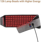 Comfytemp Red Light Therapy Belt, FSA HSA Eligible Infrared Red Light Therapy for Body, 22W Light Wrap with Pulse for Back Waist Muscle Pain Relief, Improve Joint Inflammation