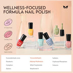 Morovan Nail Polish Set Fingernail: Quick Dry Nail Polish Kit Regular Nail Polish Bulk 0.25 oz Finger Nail Polish Pack Glossy Toenail Polish DIY Gifts for Women