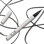 ILIA - Clean Line Liquid Liner | Non-Toxic, Vegan, Cruelty-Free, Quick Dry, Carbon Black-Free, + Water Resistant with Precision Tip (Black, 0.01 fl oz | 0.55 ml)