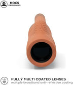 Nocs Provisions Field Tube 10x32 Waterproof Monocular, 10X Magnification Telescope, Bak4 Prism, Wide Field of View for Bird Watching, Backpacking & Wildlife Viewing - Paydirt Brown