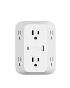 Belkin 6-Outlet Surge Protector Power Strip, 1680J with USB A & USB C Ports