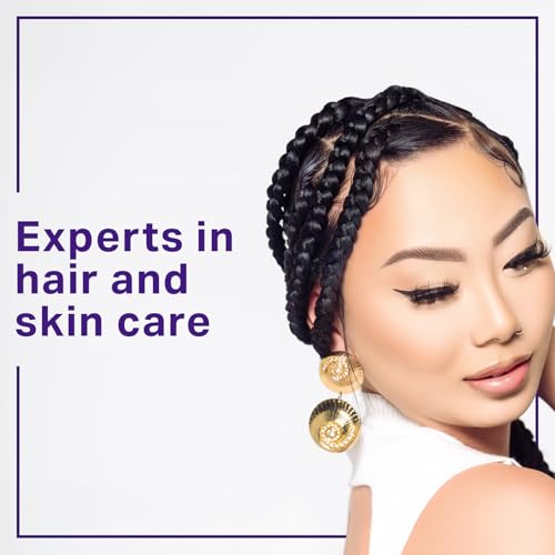 AMPRO Shine-n-Jam Magic Fingers Gel for Braids - Provides Firm Hold with Non-Greasy Shine - Strengthens Hair with Silk Proteins - Works on Any Hair Texture to Create Multiple Styles - 16 oz
