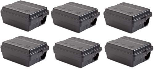 Bait Station - Set of 6 Outpost Rat Bait Stations, Complete Rodent Control Solution