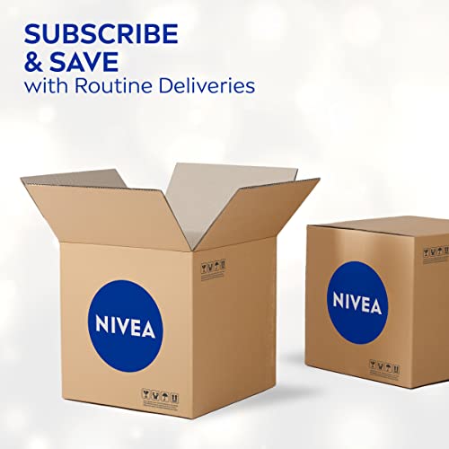 NIVEA Shea Nourish Body Lotion for Dry Skin with Hyaluronic Acid, Shea Butter and Deep Nourishing Serum, 48-Hour Body Moisturizer, 2.5 Fl Oz Bottle, Pack of 6