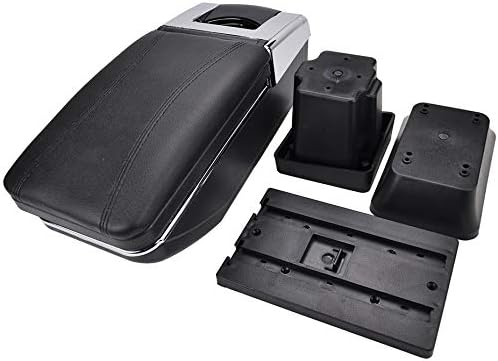 OQHAIR Armrest Box Car Center Console Storage Box Armrest Cup Holder Ash Tray For Holden Trax Tracker 2013 2014 2015 2016 2017