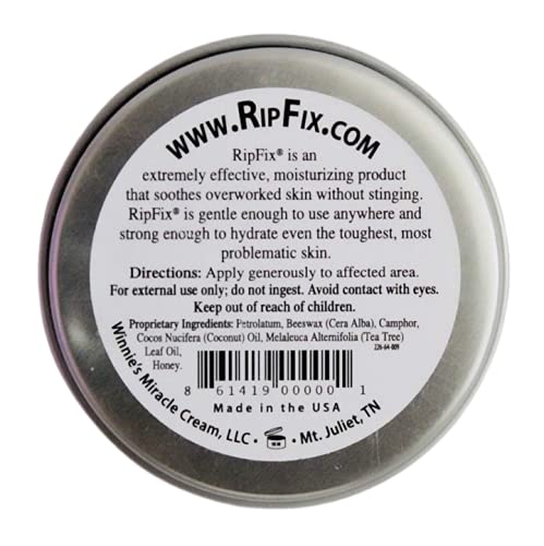Hand Tear Repair - Rip Fix Stopper Balm for Gymnastics - Climbers Hand Balm - Wod Callus Hand Care - Climbing Hand Repair Balm Cream - Treatment for Cracked or Ripped Hands Classic 1.34 oz Tin
