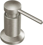 Moen 3942SRS Deck Mounted Kitchen Soap Dispenser with Above The Sink Refillable Bottle, Spot Resist Stainless