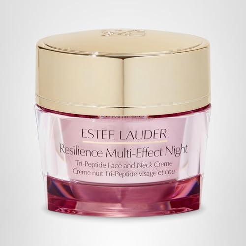 Estée Lauder Resilience Multi-Effect Night Tri-Peptide Face and Neck Cream Moisturizer | Plumping & Anti-Aging, 2.5 Ounce