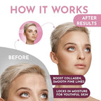 Forehead Wrinkles Reusable Silicone Patches - Anti-wrinkle Facial Tape Mask For Deep Frown Lines Removal - Overnight Wrinkle Remover Patch - Antiwrinkle Skincare Face Eye Anti Line Eraser Sheets