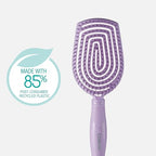 Conair Scalp Care Detangling Flexi Head Paddle Hairbrush - Massager for Curly Hair