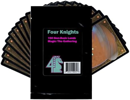 Four Knights: MTG TCG Non-Basic/Special Land Booster Pack 100 Cards Compatible with Magic