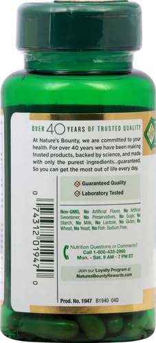 Nature's Bounty Milk Thistle, Herbal Health Supplement, Supports Liver Health, 1000 mg, Rapid Release Softgels, 50 Ct (Pack of 2)