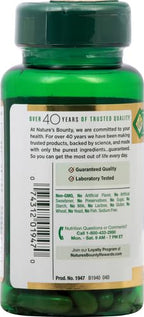Nature's Bounty Milk Thistle, Herbal Health Supplement, Supports Liver Health, 1000 mg, Rapid Release Softgels, 50 Ct (Pack of 2)