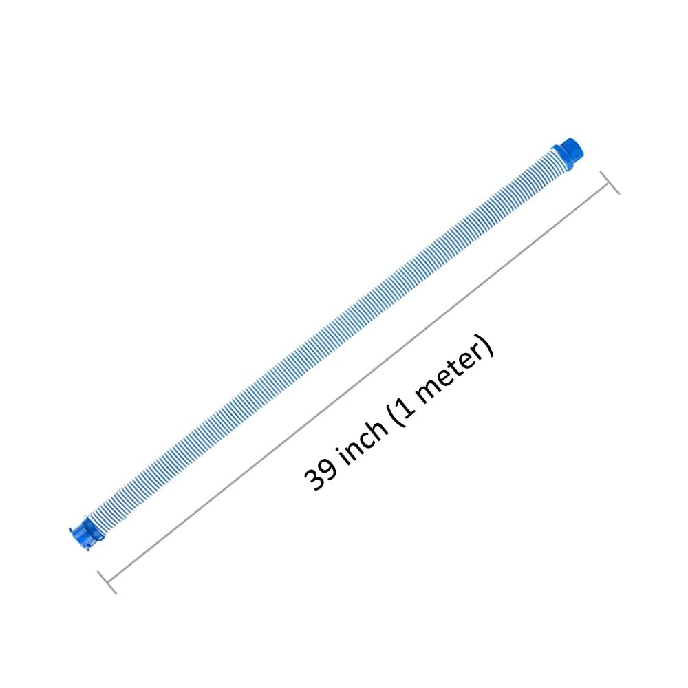 5 Pack R0527700 Pool Cleaning Vacuum Hoses, 39 Inch Fast Twist Lock Hose Replacement Kit Compatible for Zodiac MX6,MX8,X7,T3,T5 Swimming Pool Cleaner