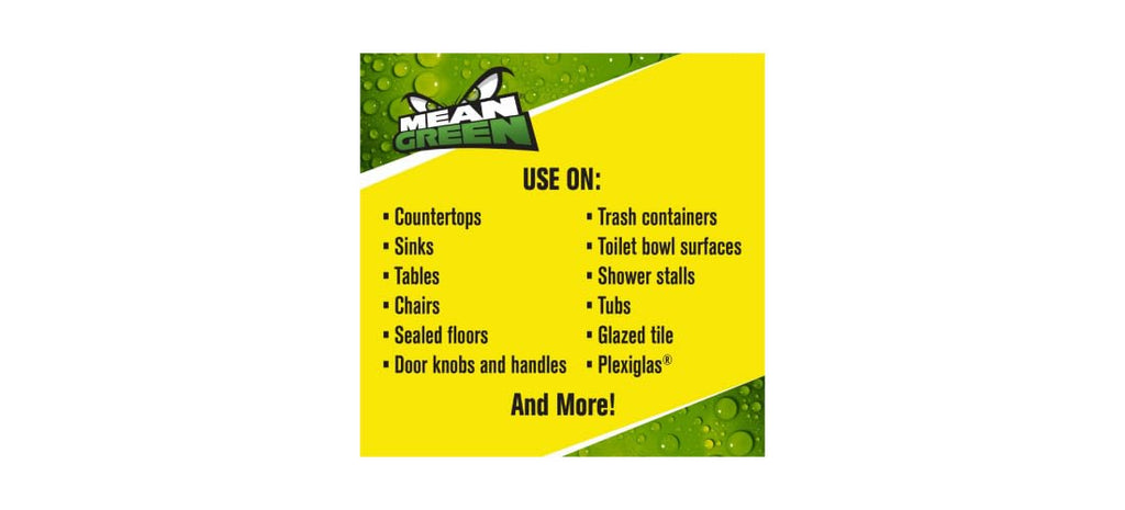 Mean Green Anti-Bacterial Multi-Surface Cleaner Lemon Scented, clear, 32 Fl Oz (Pack of 1), 40002