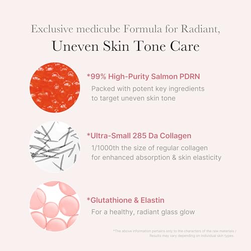 medicube Intensive Moisture & Skin Plumping Set: Salmon DNA PDRN Pink Peptide Serum and Salmon DNA PDRN Pink One Day Serum