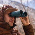 Nocs Provisions Pro Issue 8x42 Compact Fogproof Waterproof Binoculars for Adults & Kids, 8X Magnification, Wide View Multi-Coated Lenses for Bird Watching, Hunting & Stargazing - Canopy Green