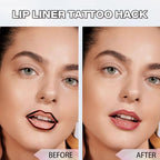Cilrofelr Peel Off Lip Liner Stain, Long Wear Tattoo Lip Liner with Tweezer, Peel Off Lip Stain with Matte Finish, Long Lasting, Waterproof, Transfer-proof, Highly Pigmented Color (Rose)
