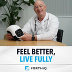 FORTHiQ Knee Massager Smart with Heat, Red Light and Massage Therapy, 3-in-1 Cordless, 2024 Updated Edition, FSA or HSA Eligible, Gifts for Grandma & Grandpa