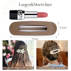 Yanibest 5 Pcs Flat Hair Clips - Stylish Lay Flat Claw Clips for All Hair Types,Multi-Styles Matte Non-slip Hair Clips for Women Girls Wedding Prom Party Hair Decorations