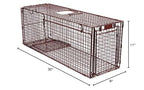 Tru Catch 30LTD Humane Live Animal Trap - Easy & Safe Catch & Release for Cats, Rabbits, & Other Small Animals - Durable Light Duty TNR - (30" L x 11" H x 9" W)