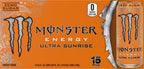 Monster Energy Ultra Sunrise, Sugar Free Energy Drink, 16 Fl Oz