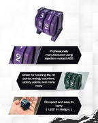 NERD GEAR LifeTrax - MTG Life Counter - Essential MTG Accessories for Magic The Gathering Commander Players - Durable, Sleek, and Professionally Made for TCG, DND, RPGs, and MTG (Mystic Purple)