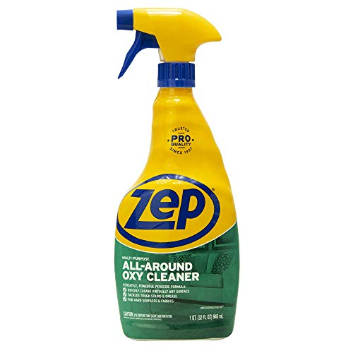 Zep Multi-Purpose All-Around Oxy Cleaner - 32 oz (Case of 12)- ZUAOCD32 - Tackle Tough Stains and Grease With A Versatile, Powerful Peroxide Formula For Hard Surfaces and Fabrics