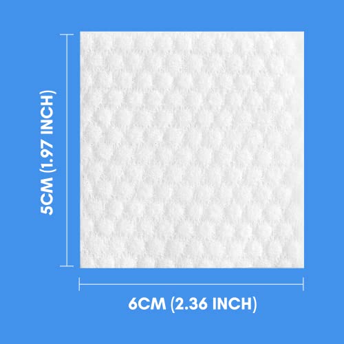 Makartt Lint Free Nail Wipes, AB Side Design Super Absorbent Cotton Pads 450PCS for Soak Off Gel Nails Polish Makeup Remover Eyelash Glue Removers and Skincare, Soft Organic Cleaning Wipe