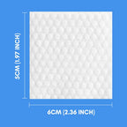 Makartt Lint Free Nail Wipes, AB Side Design Super Absorbent Cotton Pads 450PCS for Soak Off Gel Nails Polish Makeup Remover Eyelash Glue Removers and Skincare, Soft Organic Cleaning Wipe
