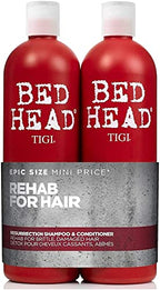 Bed Head by TIGI Urban Antidotes Resurrection Shampoo and Conditioner for Damaged Hair 25.36 fl oz 2 count