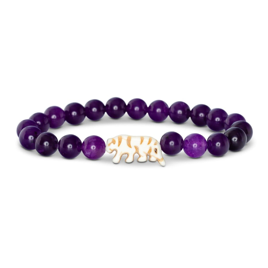 Fahlo Prowl Tiger Tracking Bracelet, Royal Purple, One Size