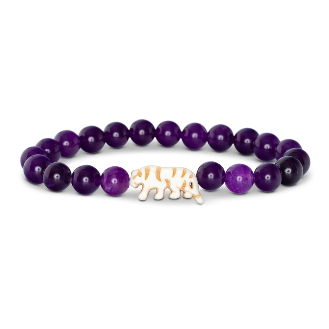 Fahlo Prowl Tiger Tracking Bracelet, Royal Purple, One Size