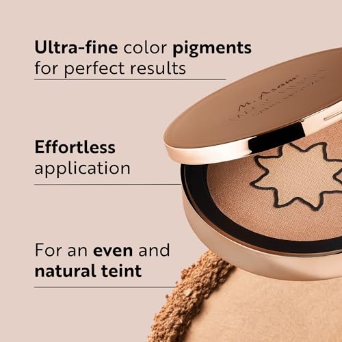 M. Asam MAGIC FINISH Satin Bronzer Gold & Hazel (0.22 oz) - 4-in-1 Bronzer Powder, Satin-Touch Texture, Creamy-Soft with Ultra-Fine Color Pigments, Vegan & Silicone-Free