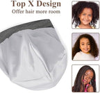 OLESILK Silk Bonnet for Kids Girls 2-6 Years, Adjustable Strap, Smooth for No Frizzy Hair, Breathable All Night Slleping