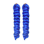 Blue Curly Braiding Hair Crochet Braids for Black Women Ocean Wave Braids Hair Extensions for Boho Braids Hypoallergenic Itch Free