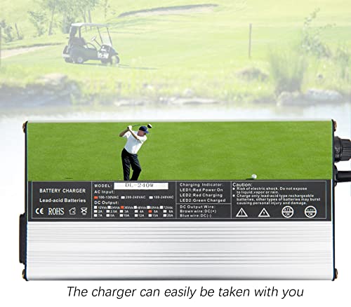 36 Volt Golf Cart Charger for EZGO TXT Medalist Golf Cart, 36V Battery Charger
